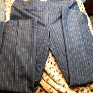 Ann Taylor LOFT stretch pin striped pants